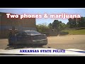 Suspect flees (101mph) due to a little 12 grams of marijuana #pursuit #chase #arkansasstatepolice