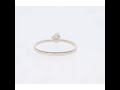 Anillo solitario en 14k de 0.16 ct video Anillo solitario en 14k de 0.16 ct video