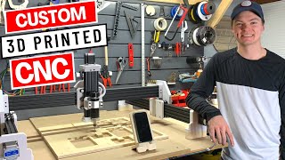 Custom 3D Printed CNC  DIY Complete Build 2022