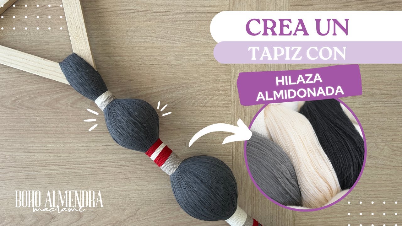 ¡Haz tu propio tapiz minimalista! - Macramé ¡Fácil y elegante!