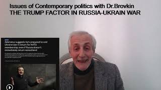 The Trump Factor in Putins and Zelenskys War Plans.