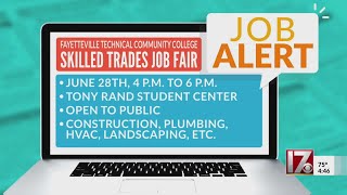 Job Alert: Skilled trades job fair coming to Fayetteville Technical Community College