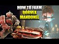 Where To Farm Qorvex And His Weapon Mandonel | Warframe Hunters