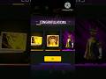 Level Up Reward I Got Golden Sakura Bundle 66 Level FreeFire#shorts#short
