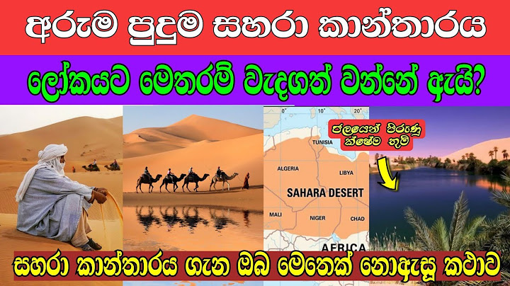 ලෝකයෙන්ම සැඟවී ඇති සහරා කාන්තාරයේ ඇතුලාන්තයේ ගැන  ඔබ නොදන්නා කථාව ,sahara desert