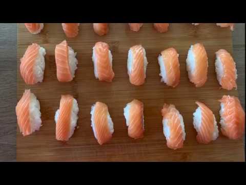 Vidéo: Sushi Au Saumon