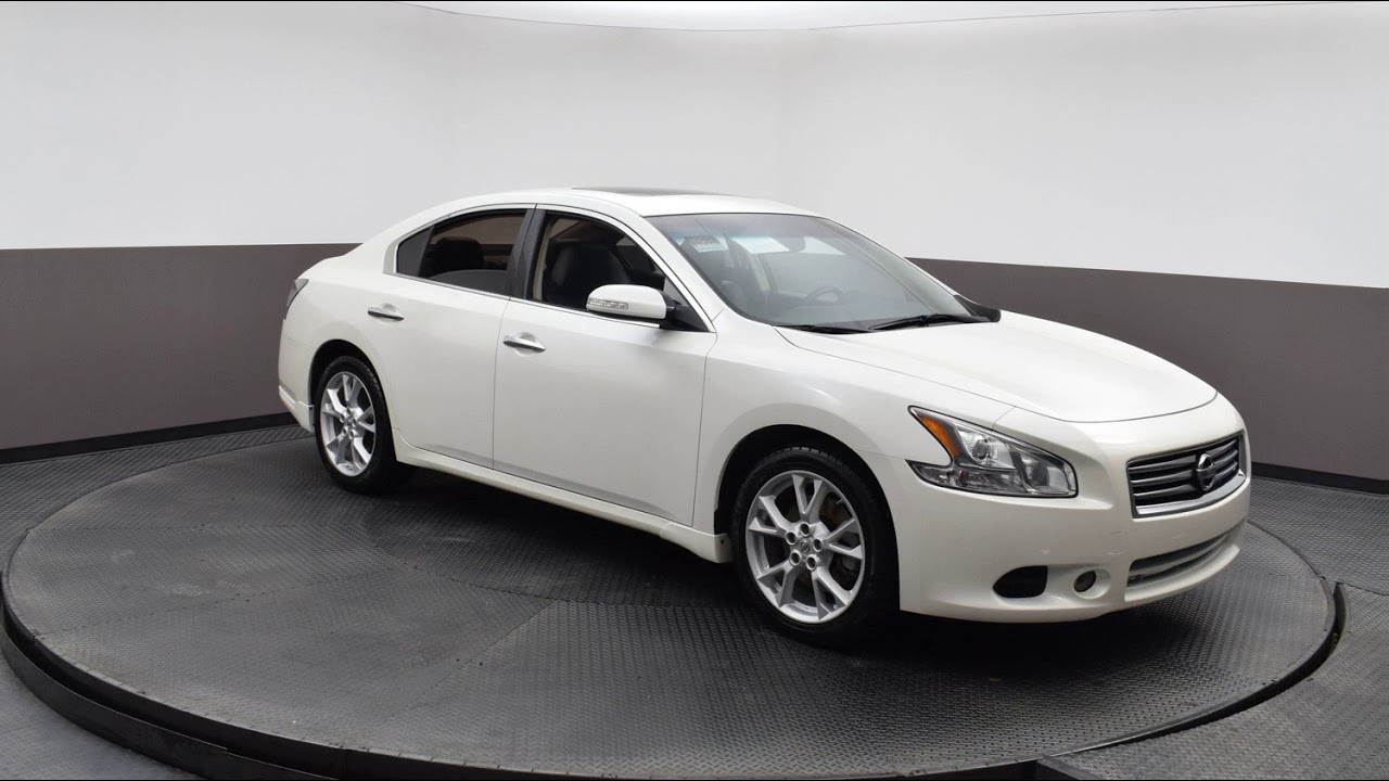 2014 Pearl White Nissan Maxima 4D Sedan #N7701A - YouTube