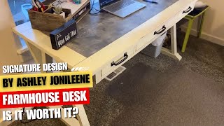 Signature Design by Ashley Jonileene Farmhouse Home Office Desk Quick Review