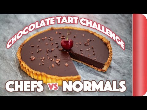 making-a-chocolate-tart-without-the-recipe!-chefs-vs-normal-guys