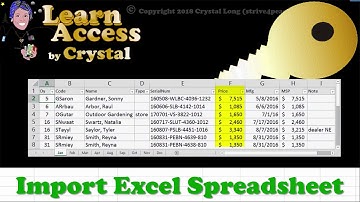 Import Excel Spreadsheet into Access