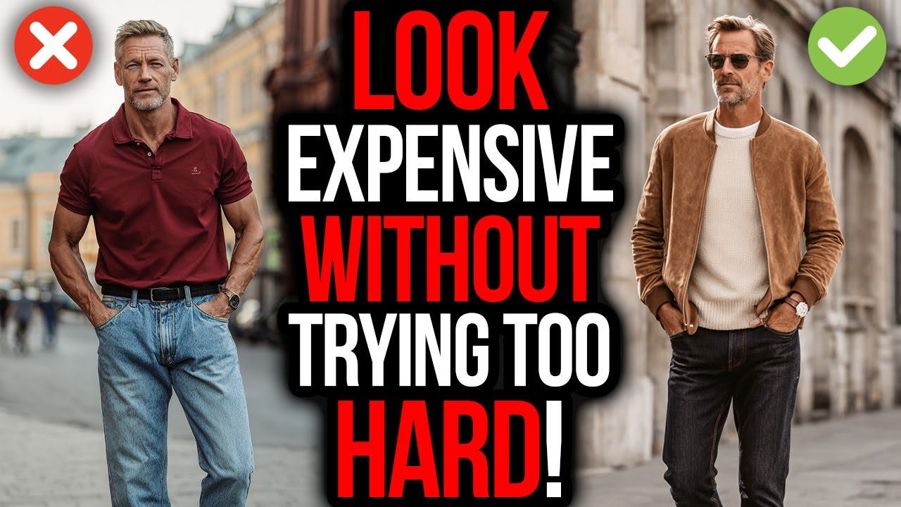How to Look Like a MILLIONAIRE in CASUAL Clothes AFTER 40!