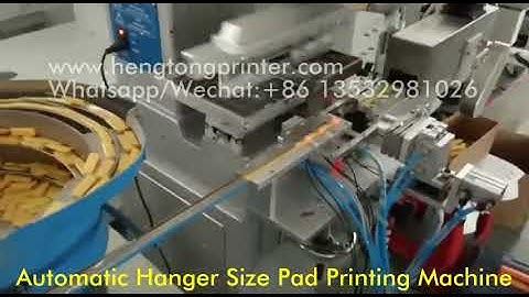 Hanger Size Clip Fully Automatic Pad Printing Machine, Walmart Garment Hanger Sizer Pad Printer