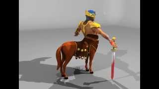 Centaur 3D Model screenshot 5
