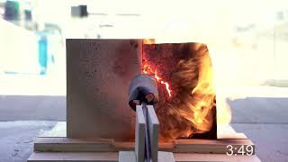 MagMatrix Board Fire Test