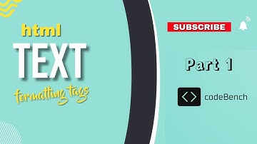 Text Formatting in HTML | Part 1 | Urdu/Hindi | CodeBench