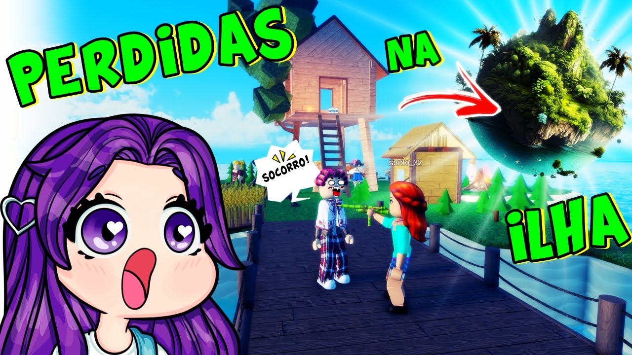 🏝PERDIDAS EM UMA ILHA DESERTA - Será Que Vamos Sobreviver? Roblox