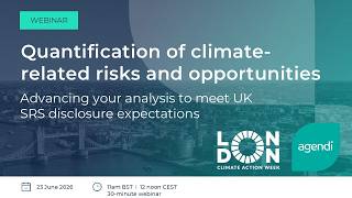 Details Quantification of climate-related risks and opportunities Update