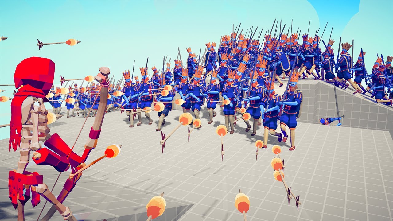 100x MELEE UNITS ⚔️ vs 🏹 100x RANGED UNITS TOURNAMENT / Totally ...