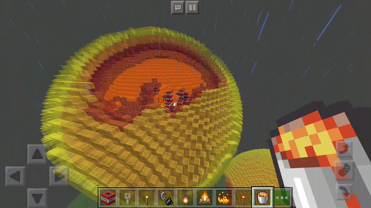 Sun Exploding Gaming The sun exploded in Minecraft PE - YouTube