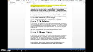 Walkthrough of Final Exam 15 week