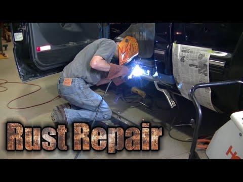 repairing rust on truck