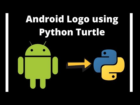#08 Draw an Android Logo using Python Turtle