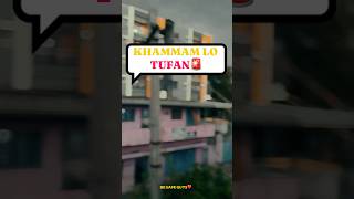 Khammam lo *TUFFAN*. 🚨Be safe guys✨#shorts #viral #tuffan #khammam #cyclone #weather