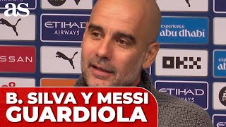 Guardiola compara Bernardo Silva a Messi: É um jogador extraordinário