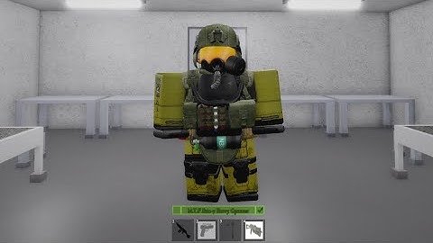 Roblox SCP M.T.F Beta-7 Heavy Operator (Avatar Build)