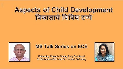 Session 1.2 Enhancing Potential During Early years  - Part10 Aspects of Child Development
