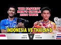 Match 2024  jonathan christie vs kunlavut vitidsarn the world champion  the fastest player