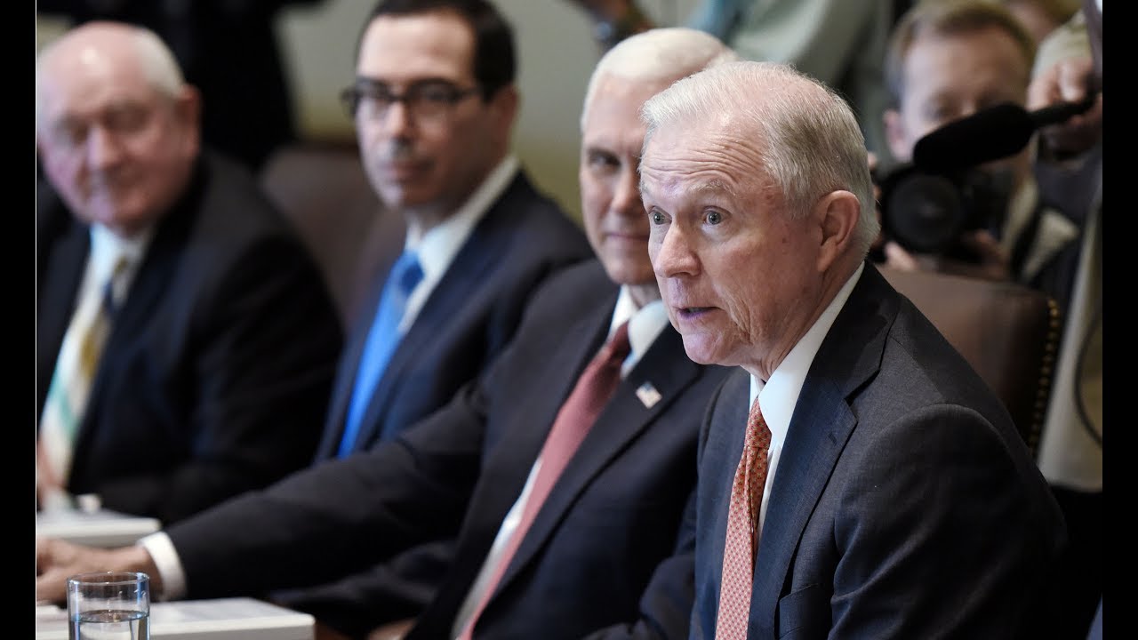 US attorney general, Jeff Sessions, is testifying before the Senate – watch live