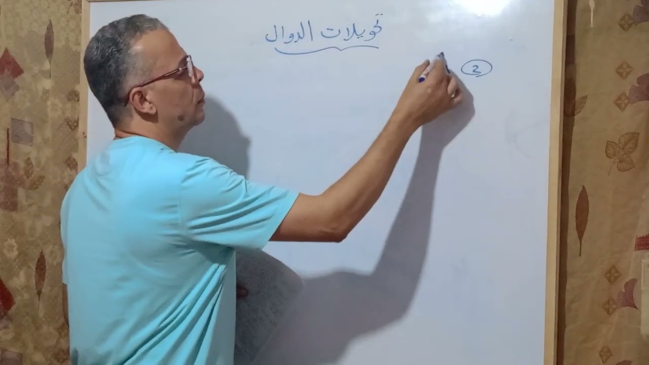 حل تمارين الكتاب (تحويلات الدوال) وحدة التمهيدات| ثاني عشر متقدم | فصل دراسي اول