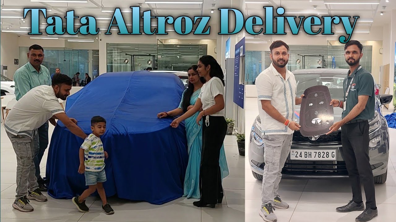 Tata Altroz delivery Moment | Taking Delivery Of Tata Altroz xz 2024