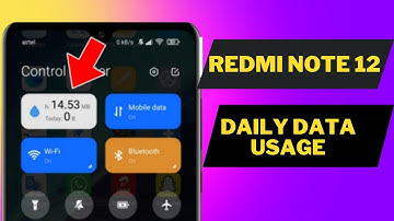 Redmi Note 12 Data Usage Settings | Redmi Note 12 Me Daily Data Usage Kaise Dekhe | Data Usage Show