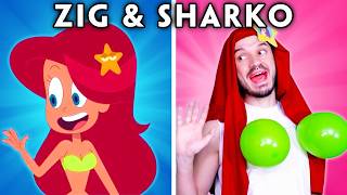 Cooking Competition | Compilation Of Zig & Sharko Funny Episodes | Woa Parody