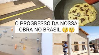ANDAMENTO DA NOSSA OBRA NO BRASIL/ JÁ TEMOS PISO INICIADO/ NUBIA VIANA NO BRASIL/CONSTRUÇÃO DA CASA