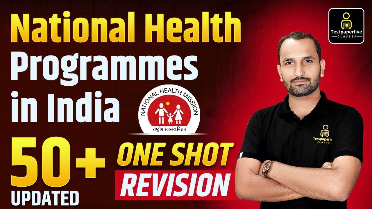 National Health Programmes in India | One Short Revision ✅ | For All ANM Exams | By Vikas Sir