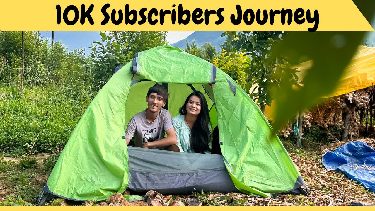 10K SUBSCRIBERS JOURNEY || A COUPLE OF THE HIMALAYAS  || Hill में Chill