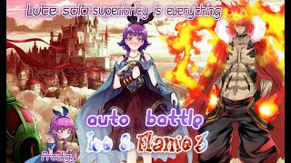 Lute True solo AUTO BATTLE Lunatic Tempest Trials Ice & Flame 3