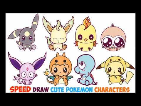 Learn How to Draw Kawaii Cute Chibi Pokemons - Huge Chibi Pokemon Guide -  How to Draw Step by Step Drawing Tutorials