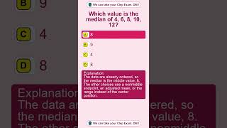 CLEP Math Data Interpretation