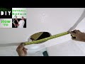 How to Patch Drywall Hole on a Ceiling- DIY Drywall Repair Tutorial Part 1- Installing drywall