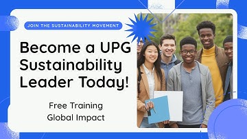 How YOU Can Be a UPG Sustainability Leader in 2026!