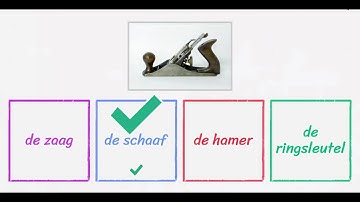 GEREEDSCHAP NT2// Từ vựng chuyên ngành kỹ thuật// Học tiếng Hà Lan