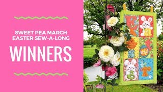 Sweet Pea Easter Sew-a-long Winners Sponsored by Robison-Anton Threads