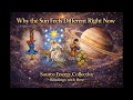 Why the Sun Feels Different Right Now. Saturn, Jupiter, and Cosmic Shifts Tarot projected awareness