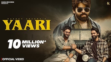 Yaari (Official Video) Masoom Sharma | Rohit Lamba, Vinay Yadav | New Haryanvi Songs Haryanavi 2025