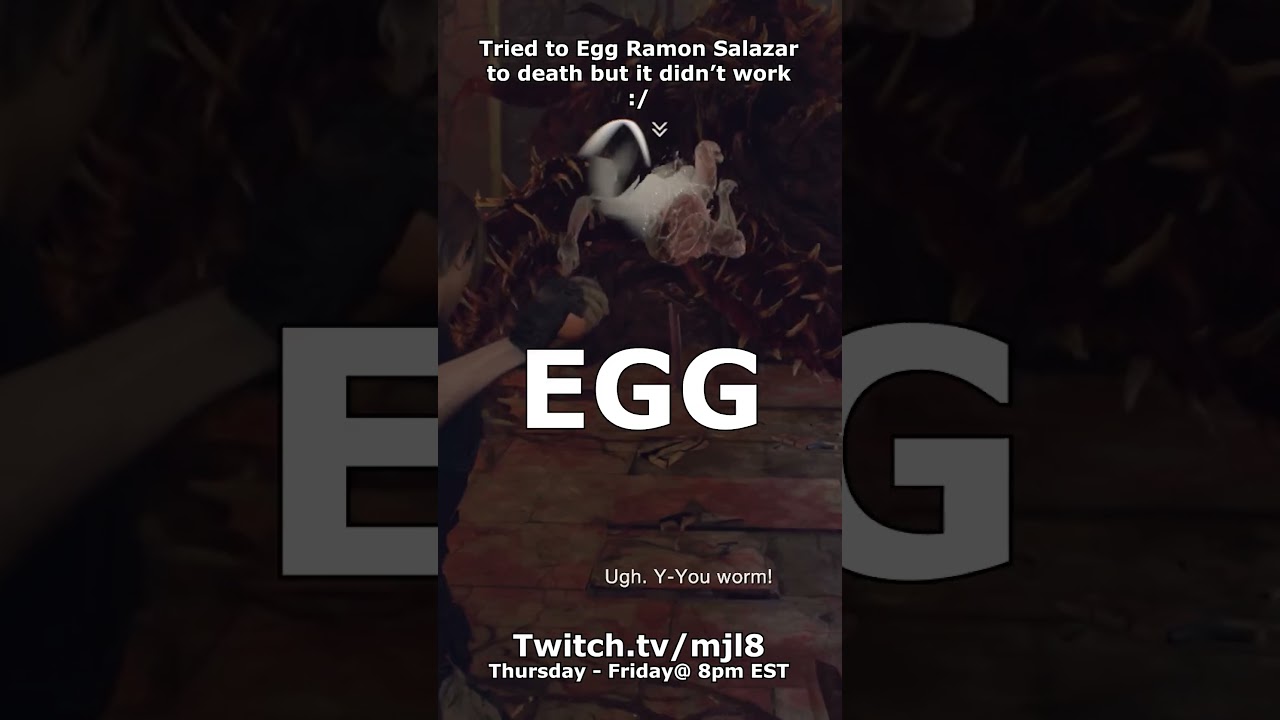 Ramon Salazar vs Egg (Resident Evil 4 Remake)