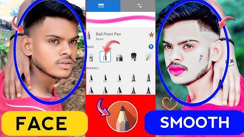 HDR Face Smooth Editing || And Gora Kaise Karen  || Best Photo Editing #sketchbook #editing || 😱😱